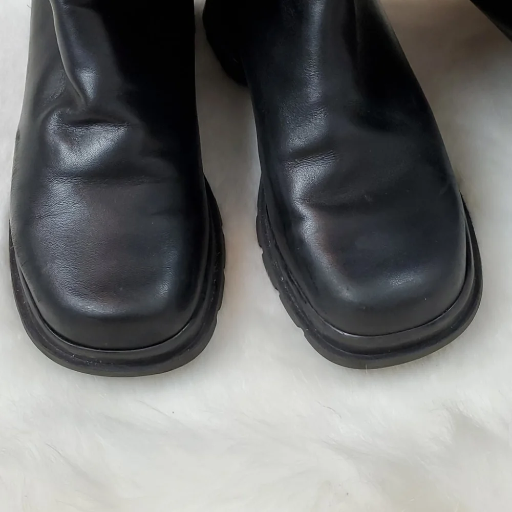 Blondo black waterproof leather boots size 8B